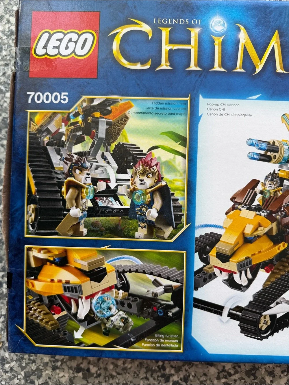 Lego CHIMA Laval's Royal Fighter Yellow and Brown Building Set